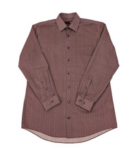 J. Ferrar Slim Stretch Long Sleeve Printed Button Up Size M 15-15 1/2 32-33