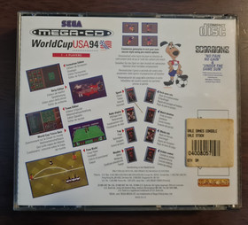 World Cup USA 94 Sega Mega CD Rare Game-includes poster-please see description 