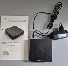 Cisco SPA 112 2-fach a/b-Adapter to VOIP mit 2 Ports für Telefon / Fax