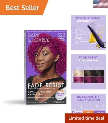 Professional Hair Color for Textured Locks - Poppin Pink Fade Resistance Kit