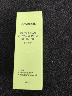 omitted Fresh Lime Glow & Pore Refining Serum 50ml