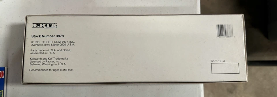 RÉPLICAS DE CARRERAS ERTL TRANSPORTADORES PASADO Y PRESENTE MYKE JIMMY SPENCER #3878 Foto 3 de 3