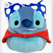 Squishmallows Stitch Super Hero on Head 8" Disney Edition Stuffed Plush