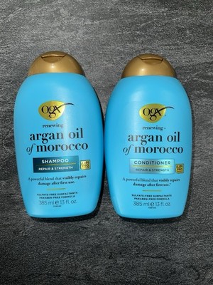 OGX Renewing + Argan Oil of Morocco Shampoo & Conditioner Set, 13 fl. Oz, 2 Pack