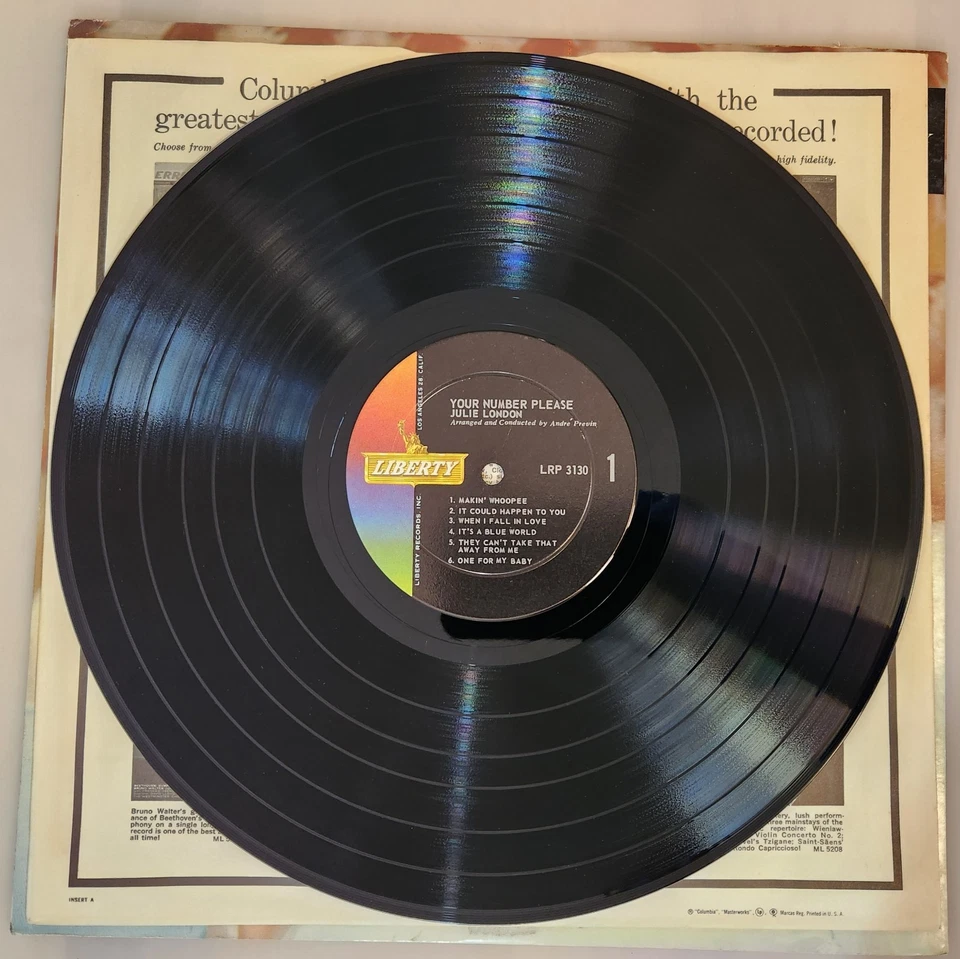 Julie London-Your Number Please... Liberty Records LRP 3130 Vinyl/Excellent - Image 4 of 4