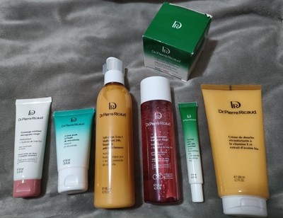 Pierre Ricaud Set Anti-Rides, Lait Corps, Lotion tonique, Creme de douche usw.