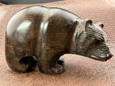 Hand Carved Bear made from Sonoran Desert Iro...