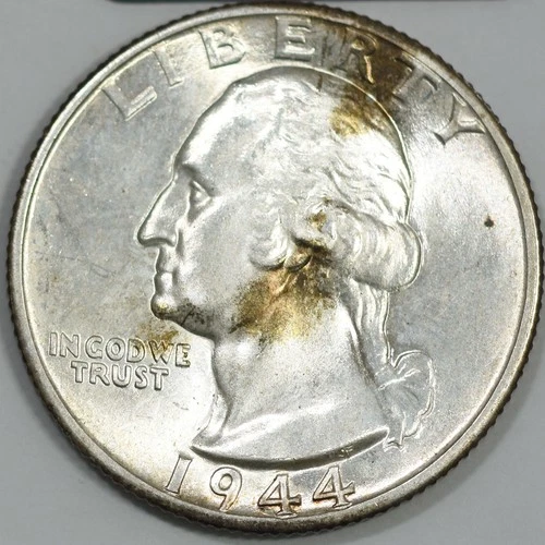 1944-D Washington Quarter Gem BU 90% Silver