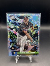 2025 Topps Chrome Cosmic Nucleus Refractor Justin Verlander #66 Giants