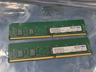 2x8 16GB DDR4-2666 ECC REG RDIMM  Server Memory RAM Samsung ICs ATP Electronics