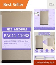 11038 Pet Door Replacement Flaps for Dogs and Cat, Doggy Doggie Pet Flap Repl...