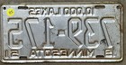 1951 Minnesota License Plate — photo 2