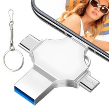4in1 USB 3.0 Flash Drive 128GB Type C Memory Photo Stick for iPhone Android iPad
