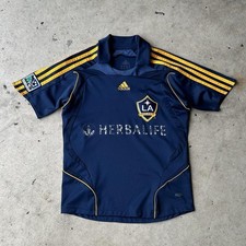 Maglia Adidas vintage anni 2000 LA Galaxy David Beckham 23 MLS calcio 2008 taglia S