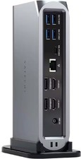 Satechi - Thunderbolt 4 Multimedia Pro Dock-2 DisplayPort, 2 HDMI, USB C, 5 U...