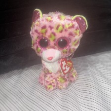 TY Beanie Boos - LAINEY the Leopard (Glitter Eyes)(Regular Size - 6 inch)