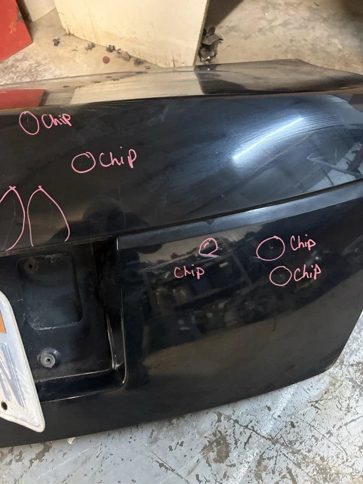 2008 2009 2010 2011 2012  Honda Accord Sedan Rear Trunk Lid Black - Image 2 of 4