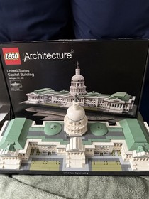 LEGO Architecture LOT US Capitol 21030 White House 21006 Jefferson 21002 - 100%