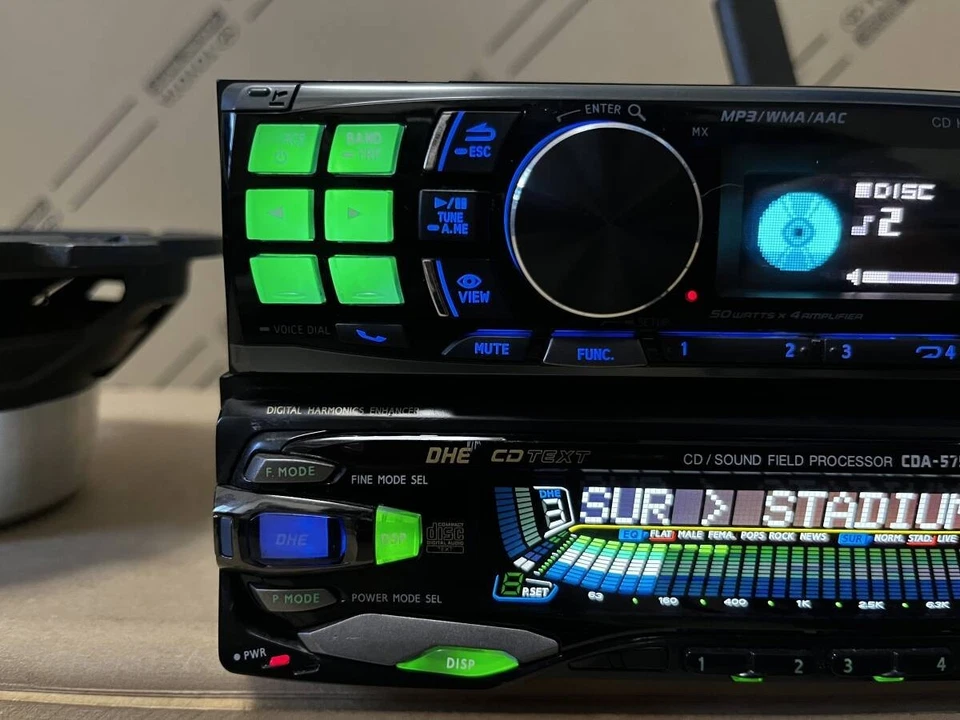 Alpine CDA-117Ji CDA-5755S Lettore CD Audio per Auto 1DIN DSP RCA USB Bluetoo... - Immagine 3 di 4