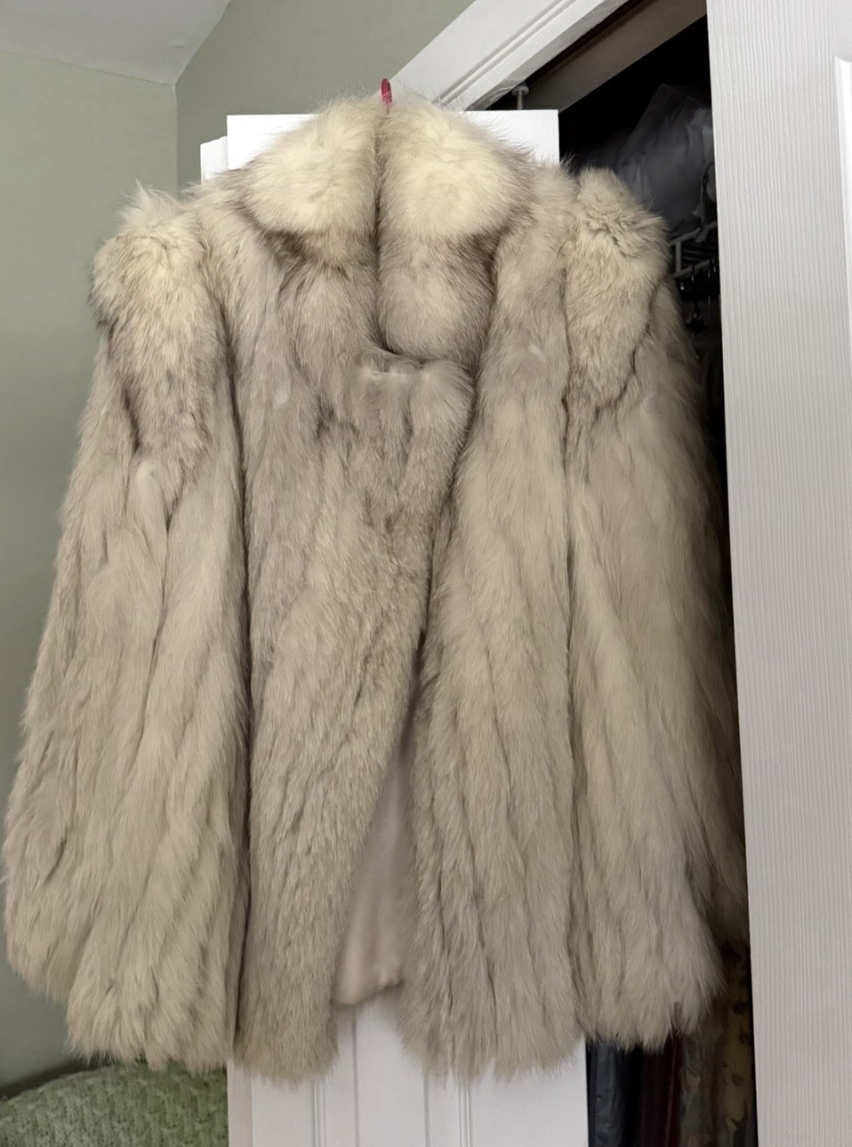 Vintage Saga Fox Fur Coat - Blue Fox - Women’s Large