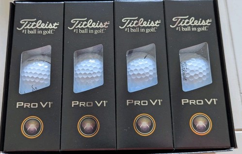 Pelotas de golf Titleist Pro V1 2025, 1 docena (12 pelotas) blancas-#1,2,3,4 ¡NUEVAS! - Imagen 4 de 4
