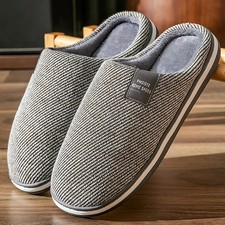 Bedroom Slipper for men Memory Foam Warm Soft Non Slip Wear resistant free ship 