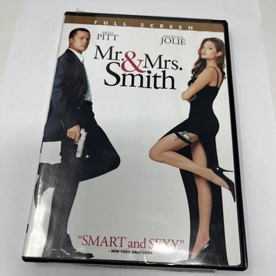Mr. & Mrs. Smith DVD 2005 Full Screen Brad Pitt Angelina Jolie Doug Liman