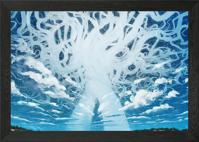 Weltbaum gerahmtes Wandbild Poster Leinwanddruck Bild