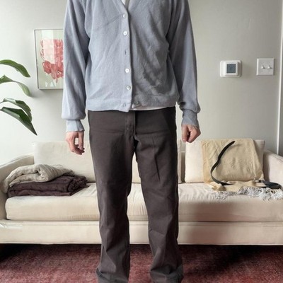 Men's grey blue Cardigans