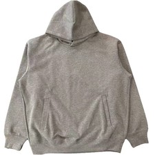 Uniqlo : C Sweat Oversized Pullover Hoodie Gray Size L