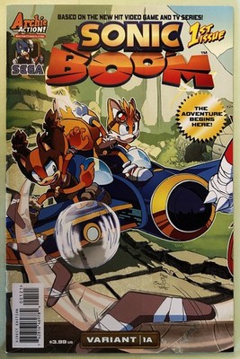 SONIC BOOM Comic Book # 1-A Variant First Issues December 2014 Bagged Board VF