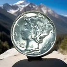 1944 P Mercury Dime 90% Silver BU Images provided are of item you will receive