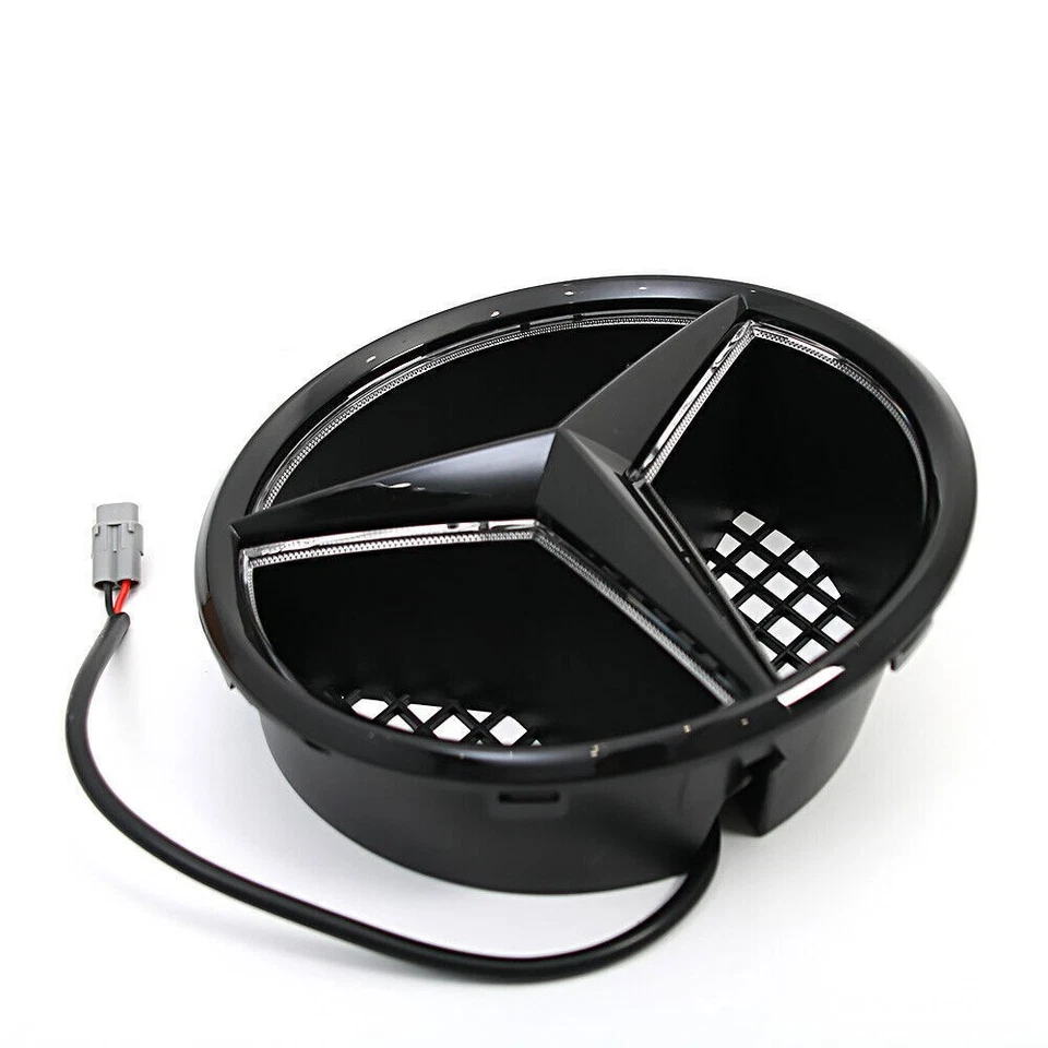Fit For 2008-13 Mercedes~Benz C300 W204 Led Emblem Front Grille Star Logo Light - Imagem 4 de 4