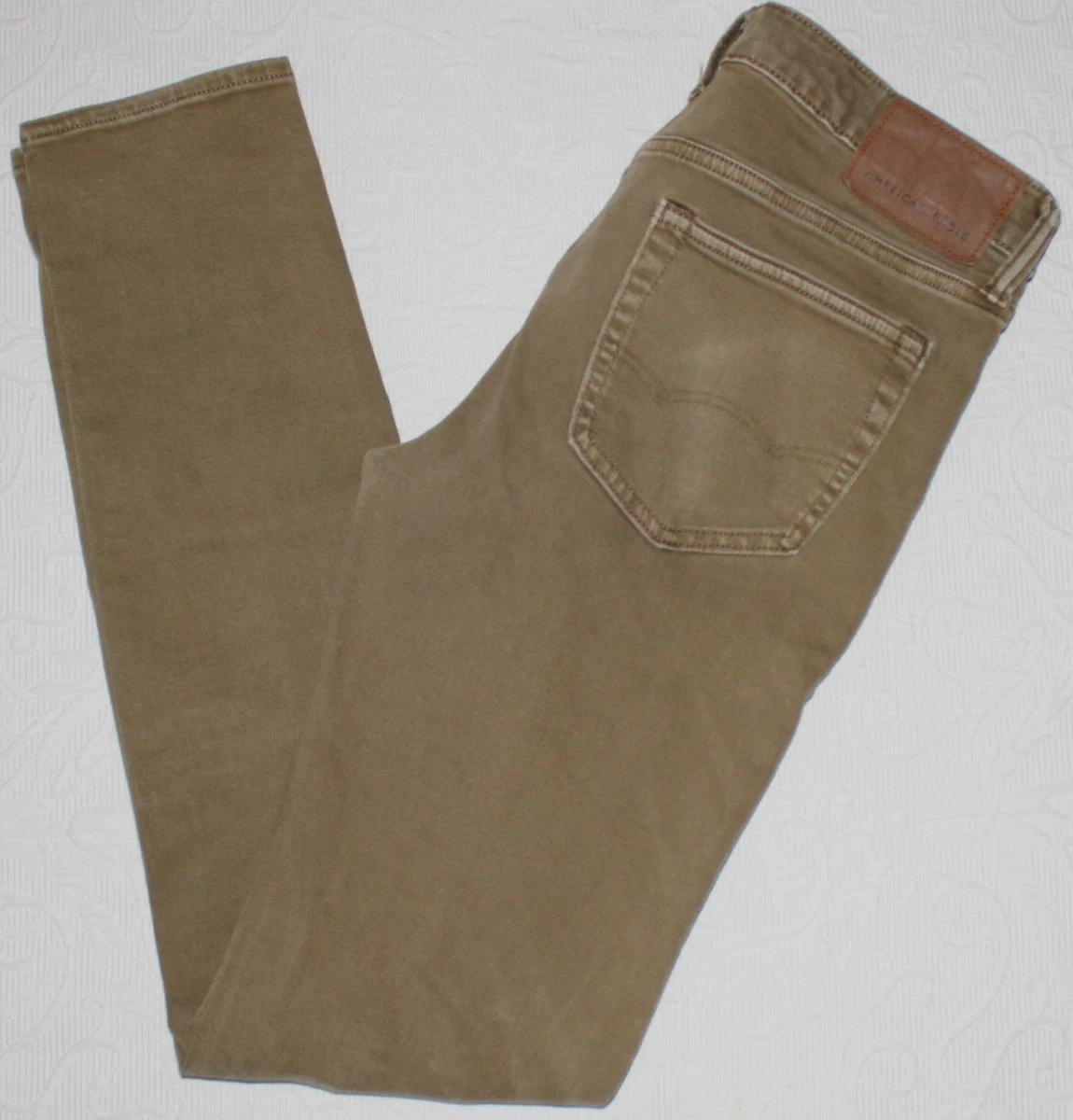 Jean Homme American Eagle Outfitters Slim Marron - Taille 34/33 - Denim - Occasion Excellent état