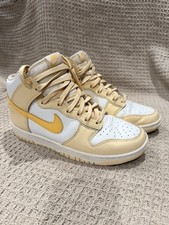 Women's Nike Dunk High Pale Vanilla Topaz Gold Sail DD1869-201 sz 9