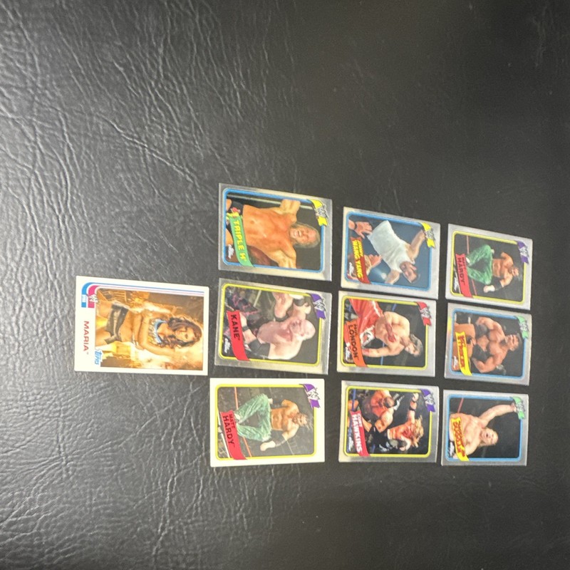 2008 Topps Wrestling Cards Lot Of 10