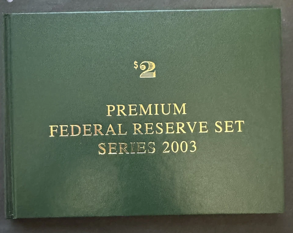 2003 $2 Premium Federal Reserve STAR Set 12 MATCHING Low serial number 1239* - Image 3 of 4