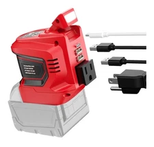 200W Power Inverter for Milwaukee M18 Battery, DC 18V to AC 110-120V Battery Inv
