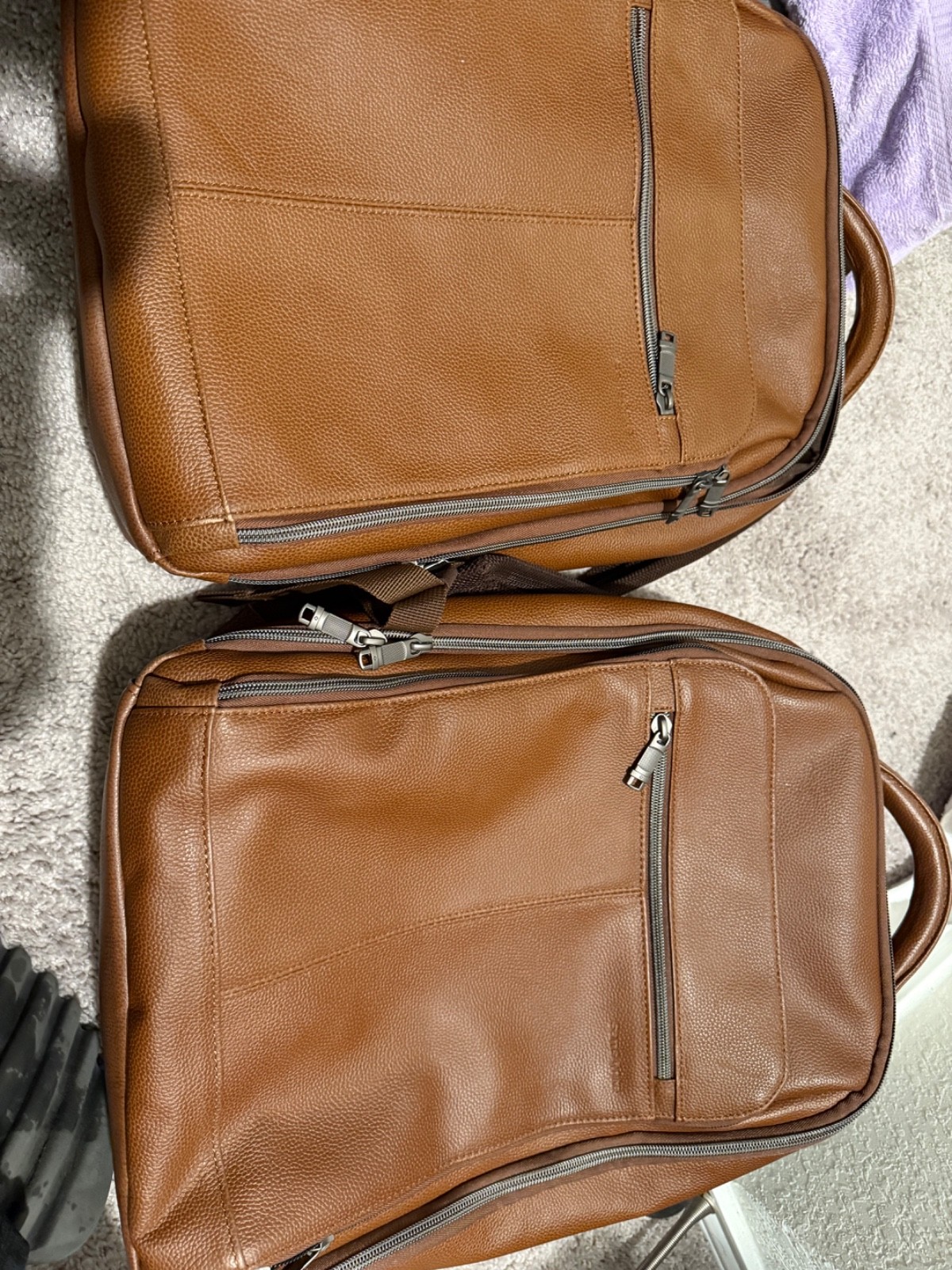 Samsonite Classic Leather Slim Backpack