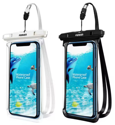 FONKEN 2 Pack Waterproof Phone Pouch, Hiearcool Universal Waterproof Phone Case