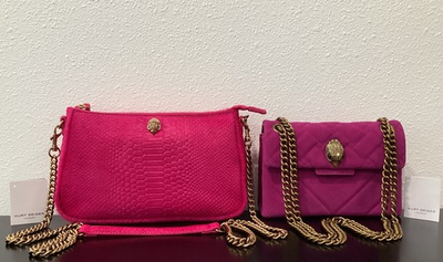 #ad Kurt Geiger COLORS DIFFER IN PERSON Mini Kensington Kew Set of 2 NO DUSTBAGS New $99.99