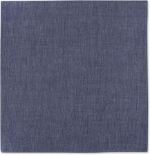 Tommy Hilfiger Men's Chambray Pocket Square OS
