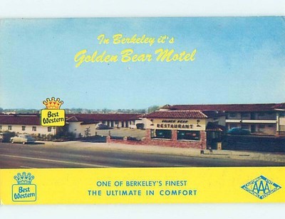 Unused Pre-1980 MOTEL SCENE Berkeley California CA G6671