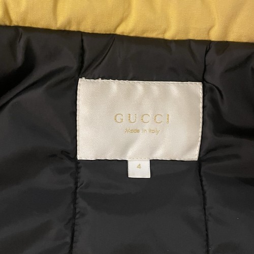 Authentic Gucci Yellow Kids 4T Jacket with removable Hood - Picture 10 of 15