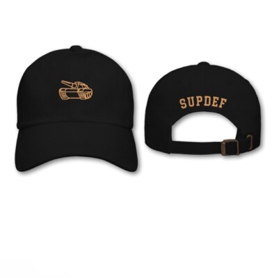 SupDef Superior Defense Dad Hat Bb Cap Cover Athletic Tank Creamsicle Black 2025