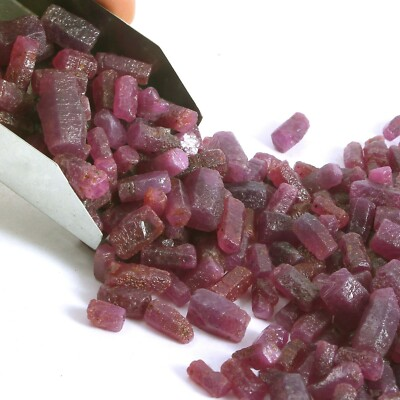 #ad 100.00% Natural Mozambique Red Ruby Facet Grade Gemstone Rough Lot AAA 100 Ct $22.03