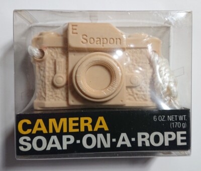 Vintage Camera Soap-On-A-Rope Factory Sealed In The Original Box Clean Exposures