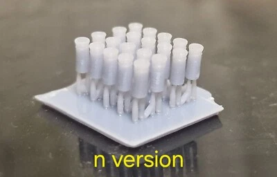 STOCK SCENICS N Gauge chimney pots 3d printed unpainted X 20