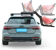 TOOENJOY 20.7''H Universal Assist Elevating Roof Rack SUV Kayak Bike Carrier