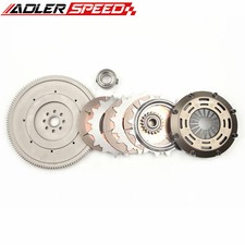 Racing Clutch Triple Disc Kit Flywheel For Subaru Wrx Sti Ej25 6 Speed 2004-18
